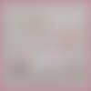 Doudou plat carré coton motifs oursons