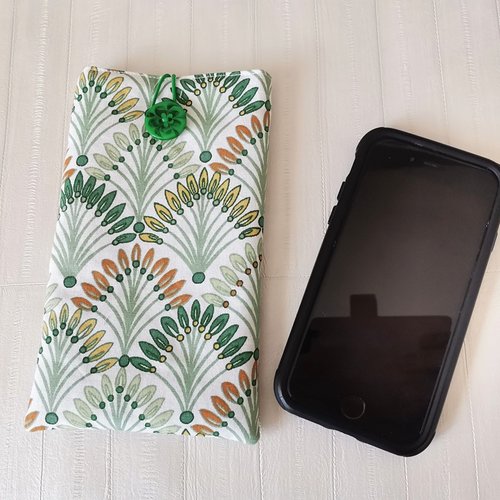 Housse/étui rembourré téléphone portable/étui à lunettes