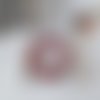 Bracelet perles en verre rouge