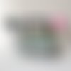 Trousse fourre tout double entoilage vichy vert