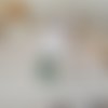 Boite de 12 lingettes bébé coton et éponge bambou verte