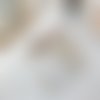 Pochette tissu coton enduit beige