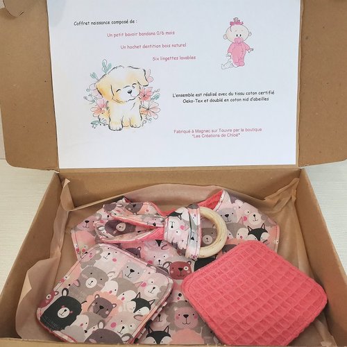 Coffret naissance/box naissance 6 lingettes