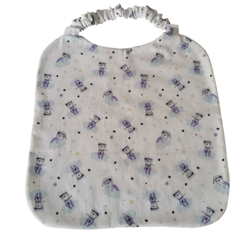 Serviette de cantine élastique coton imprimé