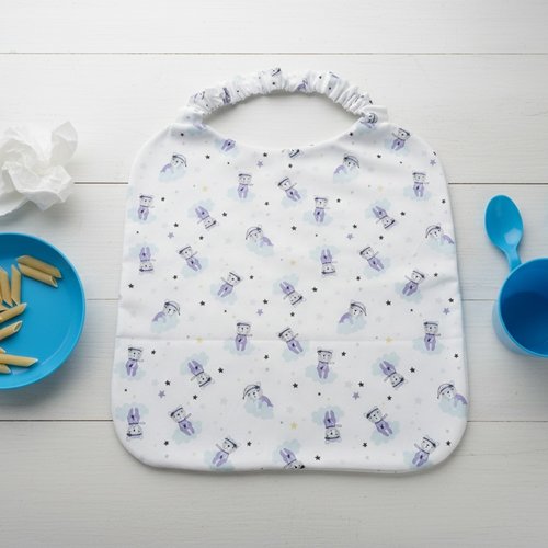 Serviette de cantine élastique coton imprimé