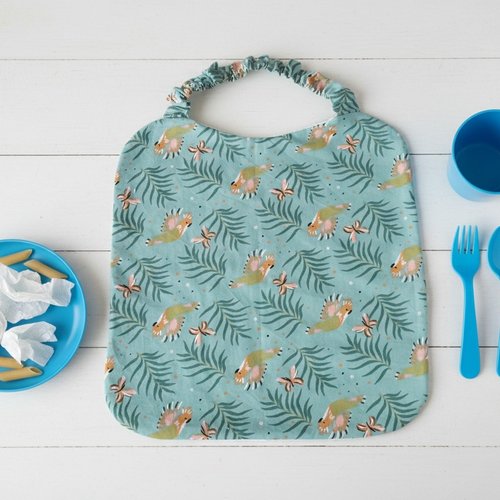 Serviette de cantine élastique coton imprimé