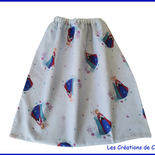 Serviette de cantine élastique motif reine des neiges
