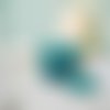 Panier et 12 lingettes bébé turquoise et vert