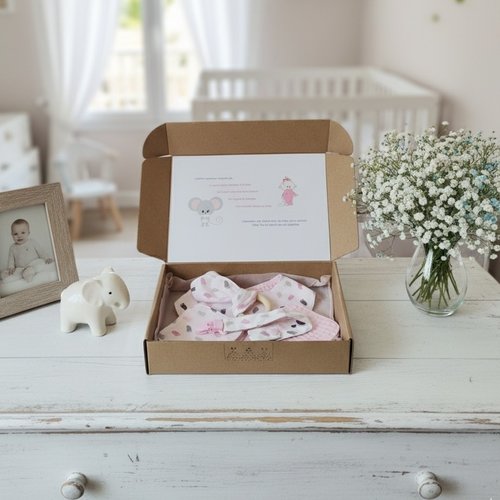Coffret naissance/box naissance 6 lingettes