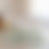 Lot de 2 bavoirs bébé double gaze vert et éponge bambou