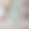 Lot de 2 bavoirs bébé double gaze vert et éponge bambou
