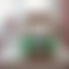 Box gant de toilette et 8 lingettes couleur vert