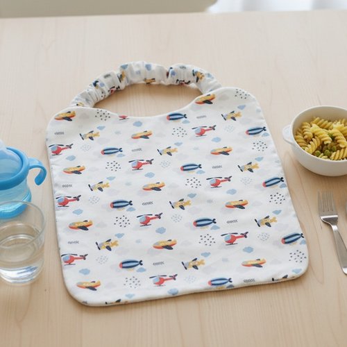 Serviette de cantine élastique motifs avions