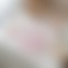 Bavoirs bébé coton et nid d'abeilles rose saumon