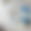 Attache tétine personnalisée perles bois et silicone