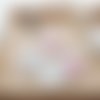 Lot de 4 lingettes bébé coton imprimé animaux