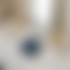 Chouchou coton bleu