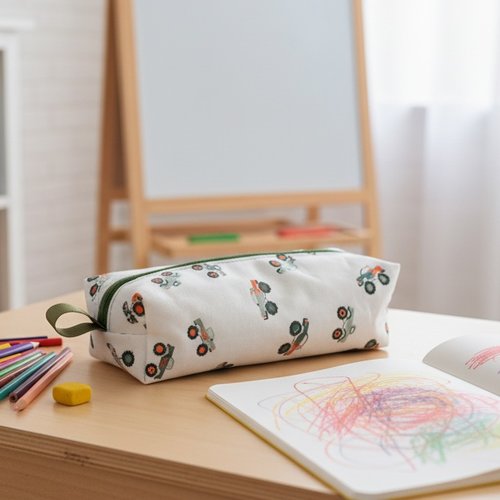Trousse d'école garçon motif monster truck