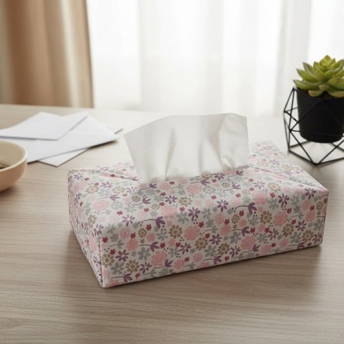 Housse pour boite à mouchoirs coton imprimé