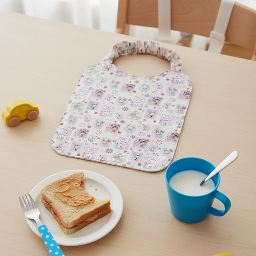 Serviette de cantine élastique motif animaux