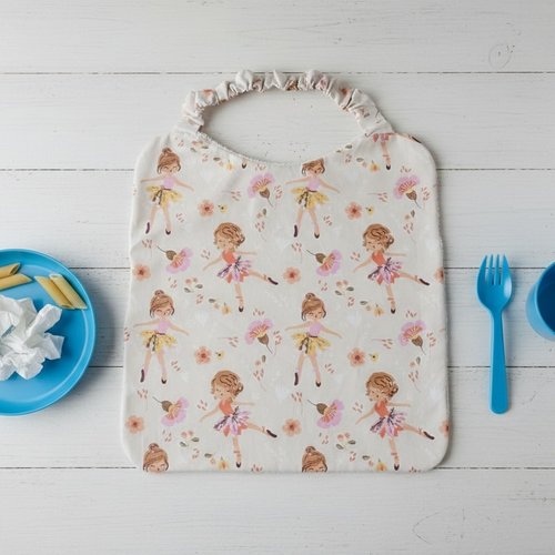 Serviette de cantine élastique motifs danseuses