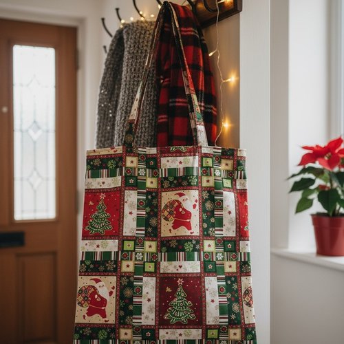 Sac tote bag de noël