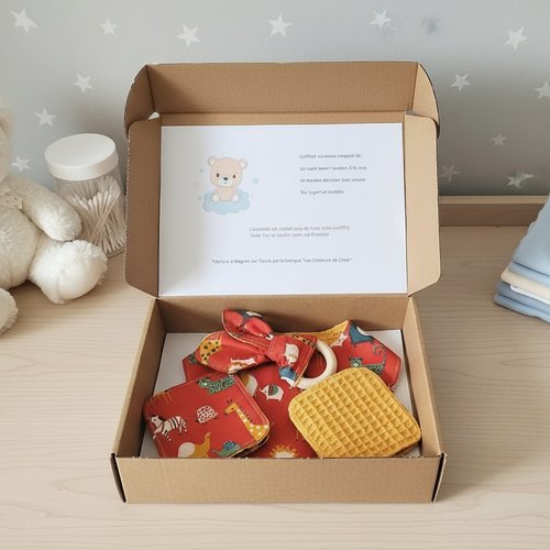 Coffret naissance/box naissance 6 lingettes