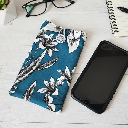 Housse/étui rembourré téléphone portable/étui à lunettes