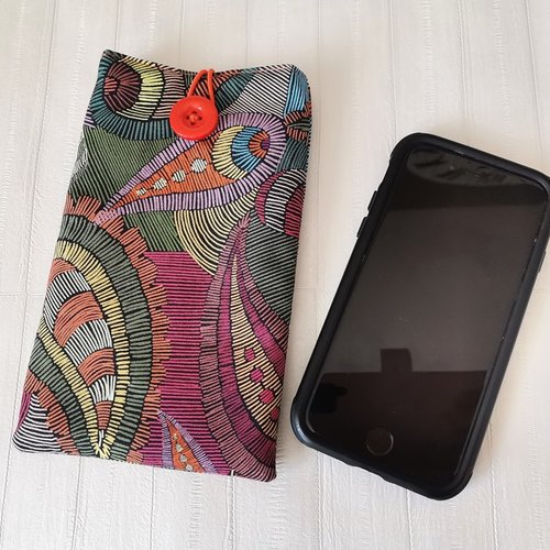 Housse/étui rembourré téléphone portable/étui à lunettes