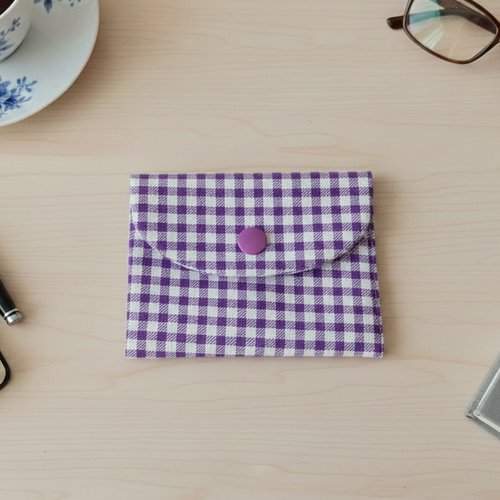 Porte carte ou monnaies tissus coton - destockage