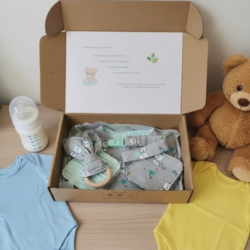 Coffret naissance/box naissance 6 lingettes