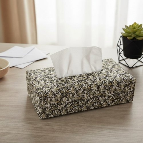 Housse pour boite à mouchoirs coton imprimé