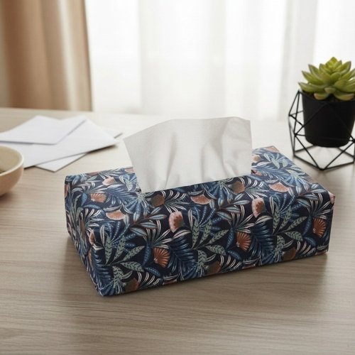 Housse pour boite à mouchoirs coton imprimé