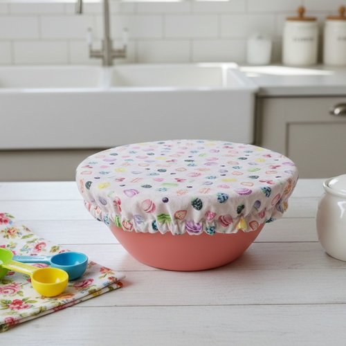 Charlotte alimentaire coton et doublé tissu coton enduit