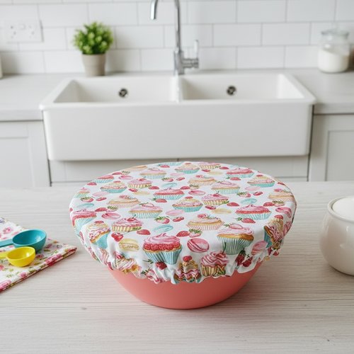 Charlotte alimentaire coton et doublé tissu coton enduit