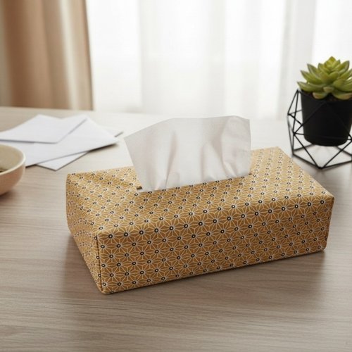 Housse pour boite à mouchoirs coton imprimé