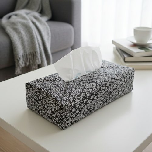 Housse pour boite à mouchoirs coton imprimé