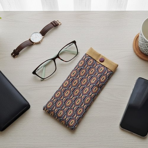Etui à lunette coton rembourré