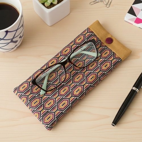 Etui à lunette coton rembourré
