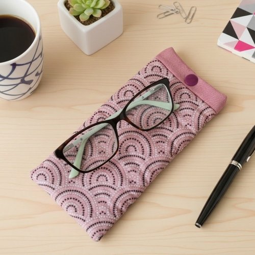 Etui à lunette coton rembourré