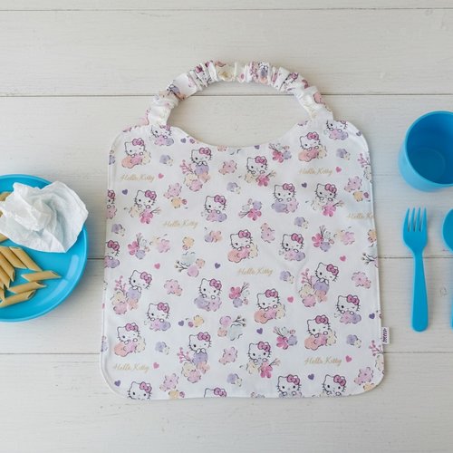 Serviette de cantine élastique motif hello kitty
