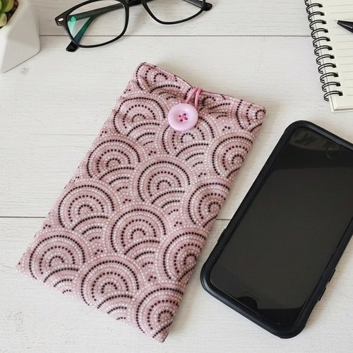 Housse/étui rembourré téléphone portable/étui à lunettes