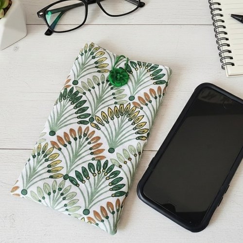 Housse/étui rembourré téléphone portable/étui à lunettes