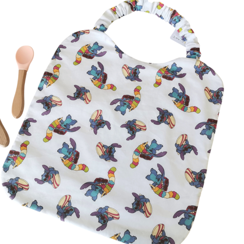 Serviette de cantine élastique motifs stitch