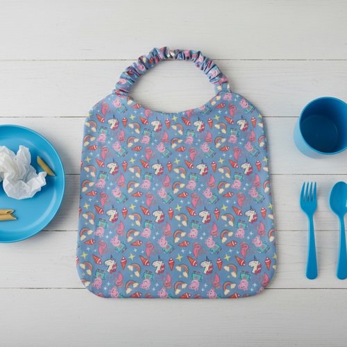 Serviette de cantine élastique coton motifs peppa pig