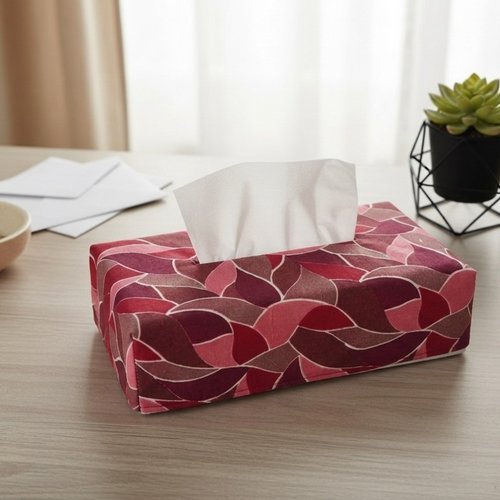 Housse pour boite à mouchoirs coton imprimé