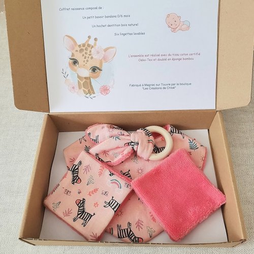 Coffret naissance/box naissance 6 lingettes