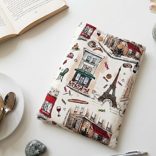 Pochette à livre coton et rembourré