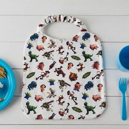 Serviette de cantine élastique coton imprimé toy story