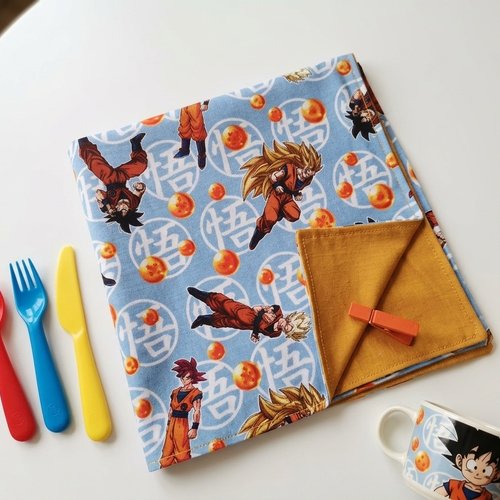 Serviette de table pour enfants dragon ball z